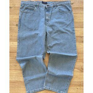 SADDLEBRED Denim Jeans Light Blue Cotton CLASSIC FIT STRAIGHT LEG Size 40 x 30
